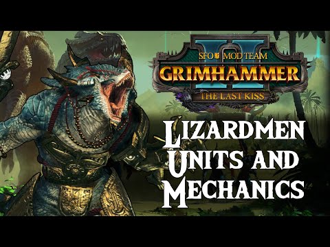 All Lizardmen Units and Mechanics in SFO Grimhammer II