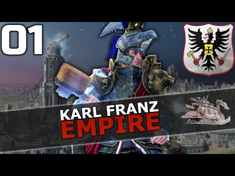Crazy Modded Empire Karl Franz Campaign in 4k #1 - Total War Warhammer 3