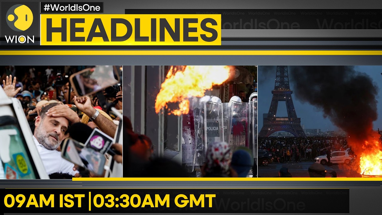 Paris Protests Marred By Arson, Violence | Student-Led Protesters Clash With Albanian Police | WION
