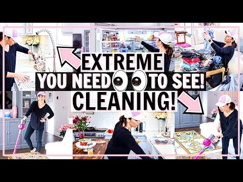 EXTREME CLEANING! ULTIMATE MOTIVATION FOR SPEED CLEANING THE ENITRE HOUSE! | Alexandra Beuter Video