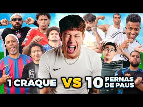 SERÁ QUE 1 CRAQUE VENCE 10 PERNAS DE PAU?? 😱