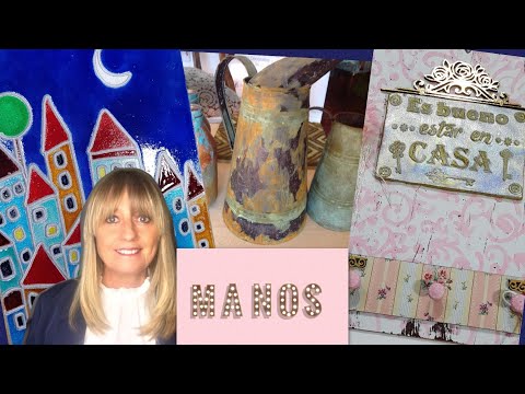 ManosalaObraTv 2020 Programa 29 - Cuadro Pinta Facil - Óxido- Porta Llaves