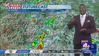 Elevated flood threat likely as monsoon moisture continues to push in