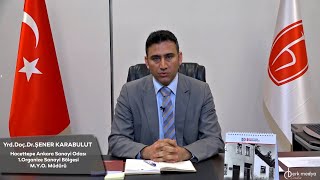 Hacettepe Ankara Sanayi Odası 1. Organize Sanayi Bölgesi M.Y.O. Müdürü