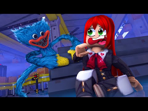 I Was Left ALONE With HUGGY WUGGY! | Poppy Playtime Story | Roblox