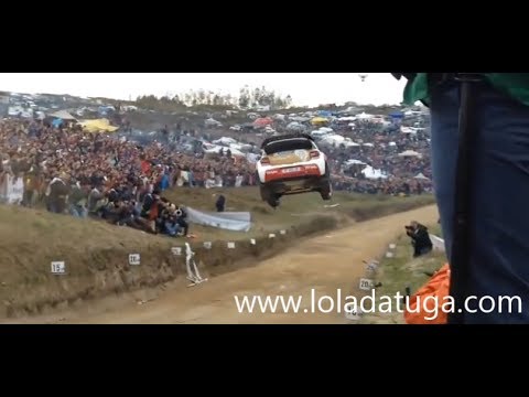 WRC amazing jump in Fafe Portugal