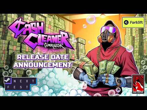 Cash Cleaner Simulator  Release Date Announcement Trailer