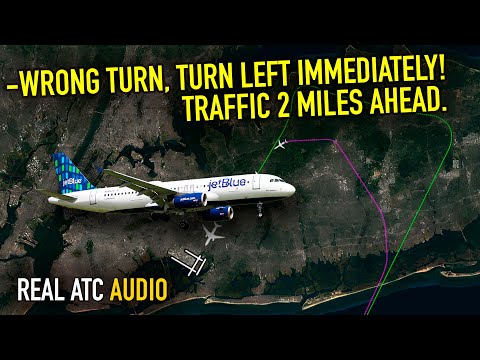 DANGEROUS MANEUVER on Final Approach at JFK Airport. REAL ATC