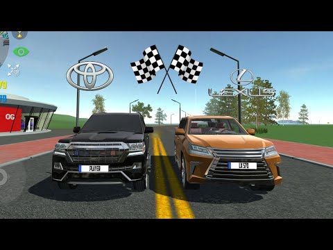 Car simulator 2 | Lexus LX 570 VS Toyota Land Cruiser | Race & top speed