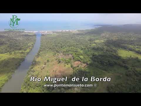 Vista Aérea - Río Miguel de la Borda - Punta Mansueto