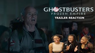 Ghostbusters Frozen Empire - Official Trailer Reaction