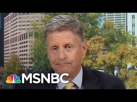 Gary Johnson On 2016, Syria And Gaffes | Andrea Mitchell | MSNBC