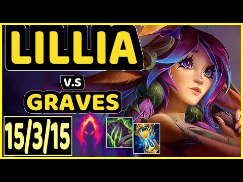 CUZZ (LILLIA) vs GRAVES - 15/3/15 KDA JUNGLE CHALLENGER GAMEPLAY - KR