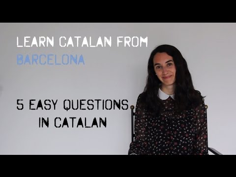Learn 5 easy questions in Catalan