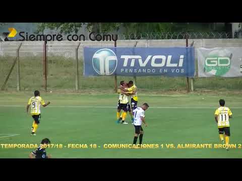 [Fútbol] Comunicaciones 1 vs. Almirante Brown 2