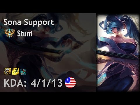 Sona Support vs Lulu - Stunt - NA Challenger Patch 7.10