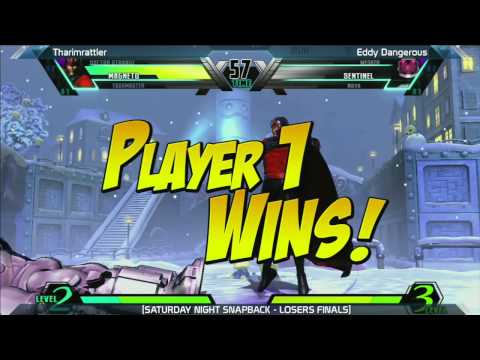UMVC3: ThaRimrattler vs Eddy Dangerous - Losers Finals - Saturday Night Snapback 6.4