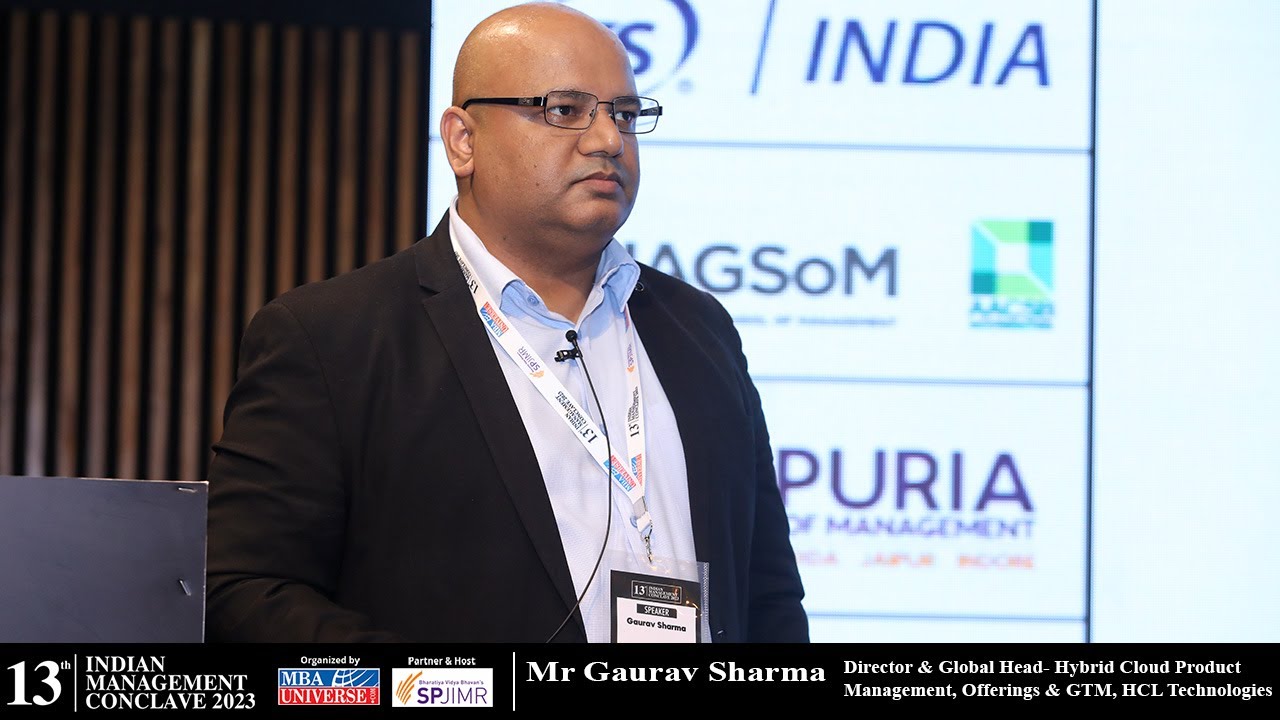 IMC 2023 | SESSION 3 | Mr Gaurav Sharma, HCL Technologies