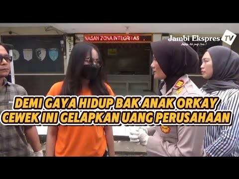 DEMI GAYA HIDUP BAK ANAK ORKAY, GELAPKAN UANG PERUSAHAAN