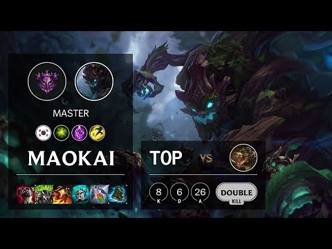Maokai Top vs Renekton - KR Master Patch 10.7