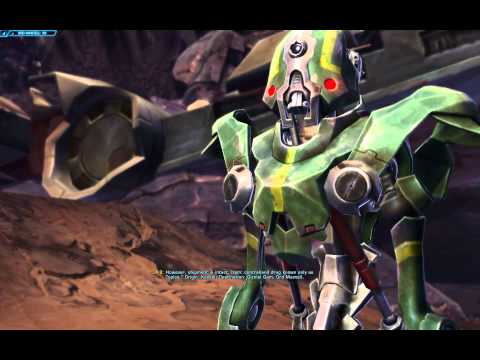 SWTOR Ord Mantell Heroic - Worst Guard Droid Ever