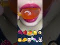 Asmr SWEET CUTE MANGO DRINK MELON CANDY WATER JELLY Eating Sounds Shorts