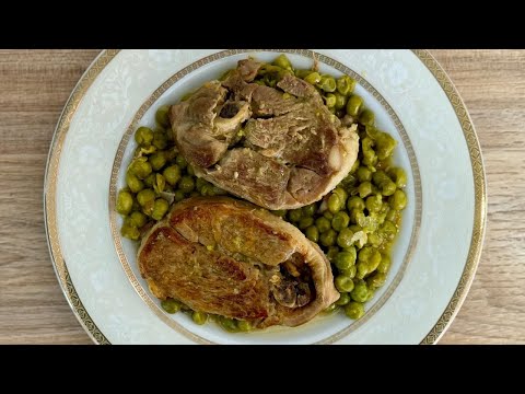 AGNELLO CON I PISELLI – ricetta con l’agnello tipica pugliese - IDEALE per PASQUA