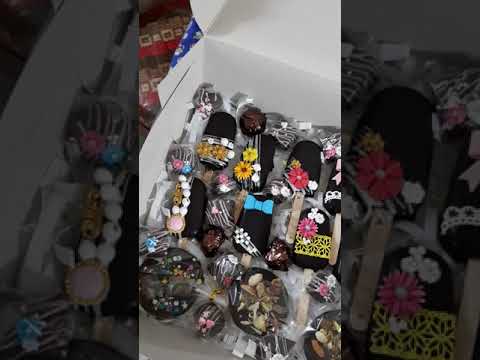Dark chocolate dessert gift box #shorts