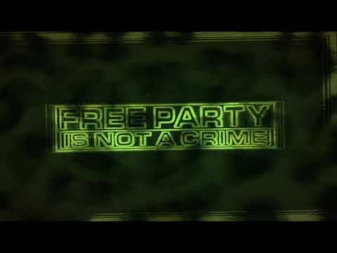 Vj visuales “free party is not a crime”