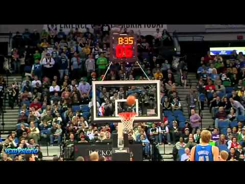 Ricky Rubio (14pts-7ast) + Kevin Love (25pts-17reb) vs Mavericks (01.01.2012)