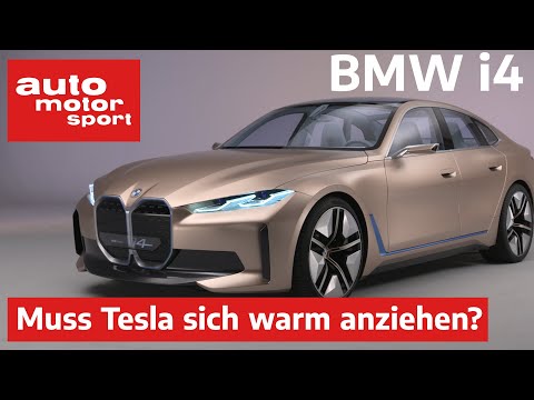 BMW i4 Concept: Besser als das Tesla Model 3? | Sitzprobe/Review | auto motor und sport