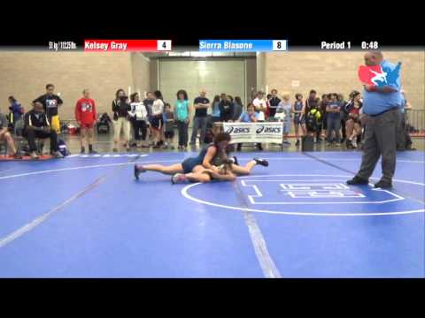FILA Junior 51 kg / 112.25 lbs. - Kelsey Gray vs. Sierra Blasone