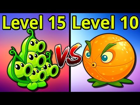 Pea Pod vs Citron MAX Levels ► Plants vs. Zombies 2: It's About Time
