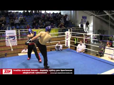 Kick box WC Szeged 2014   FC  71kg, Vasiľ SVK vs Radonič CRO