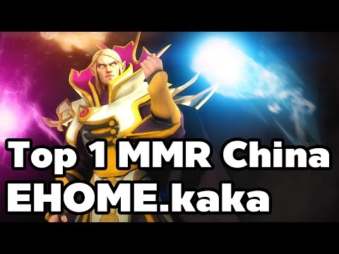 Top 1 MMR China EHOME.kaka Pro Invoker Rank MMR Game