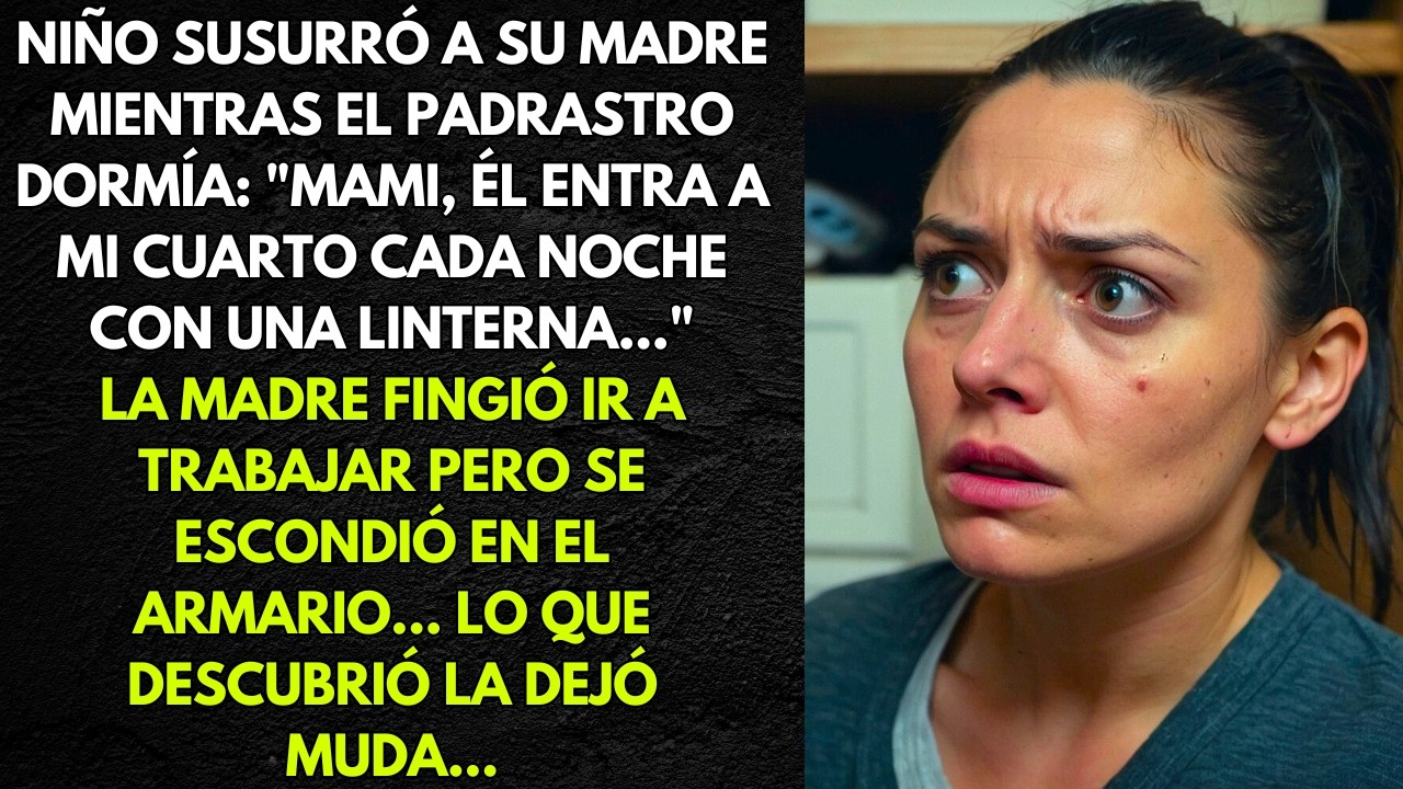 NIÑO le susurró a su madre mientras el PADRASTRO dormía: 'Mami, él entra a mi cuarto cada noche...
