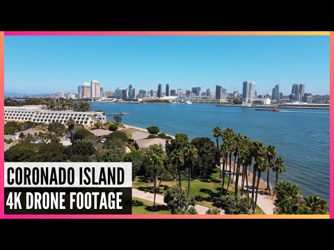 Coronado Island San Diego - 4K Mavic Drone - The Amateur YouTuber