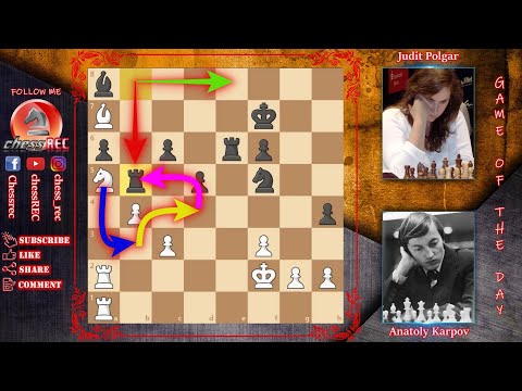 Anatoly Karpov vs Judit Polgar | 1994 | Game Of The Day | 17