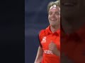 Bullseye Bas de Leede 🎯 #YTShorts #CricketShorts - Video