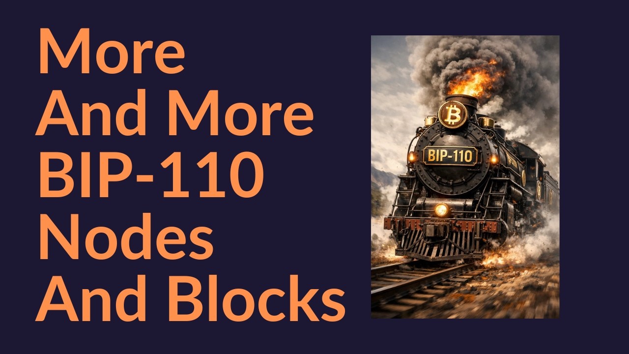 More and More BIP-110 Nodes and Blocks
