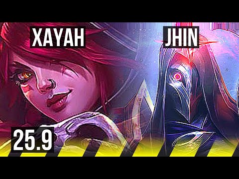XAYAH & Rakan vs JHIN & Pyke (ADC) | 10/1/9, Legendary | EUW Master | 25.9