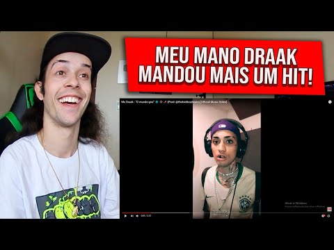 (O NOVO DEREK DA RECAYD 🔥) REAGINDO a Mc Draak - “O mundo gira” 🌎 🎡🎢 - REACT/REAÇÃO