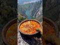 Zirvede Kiremit Tavada Menemen Cooking Menemen In A Tile Pan At The Top