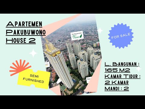 Pakubuwono House 2 bedrooms  hadap selatan