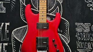 Video thumbnail for Jackson Pro Origins 1985 San Dimas SD1 HH FR MN, Candy Apple Red by MartRockCafe