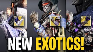 HOW TO GET THE NEW EXOTICS QUICK AND EASY | Season 22 Exotic Arms Destiny 2