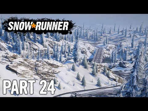 SnowRunner | Walkthrough Gameplay | Part 24 | White Valley | Xbox One