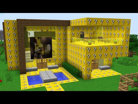 ISMETRG'NİN EVİ ŞANS BLOKLARINA DÖNÜŞTÜ! 😱 - Minecraft
