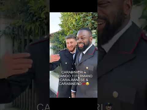 CARABINIERI:QUANDO TI FERMANO IL CARALBANESE E IL CARABINERO ASSIEME PARTE 2