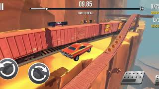 Stunt Car Extreme Gameplay – Insane Jumps & Race with Train